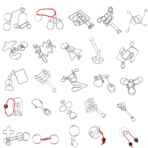 String Puzzles - 10/15/20 Pieces Set (Randomly choosed from the Image shown) Mindzzle.